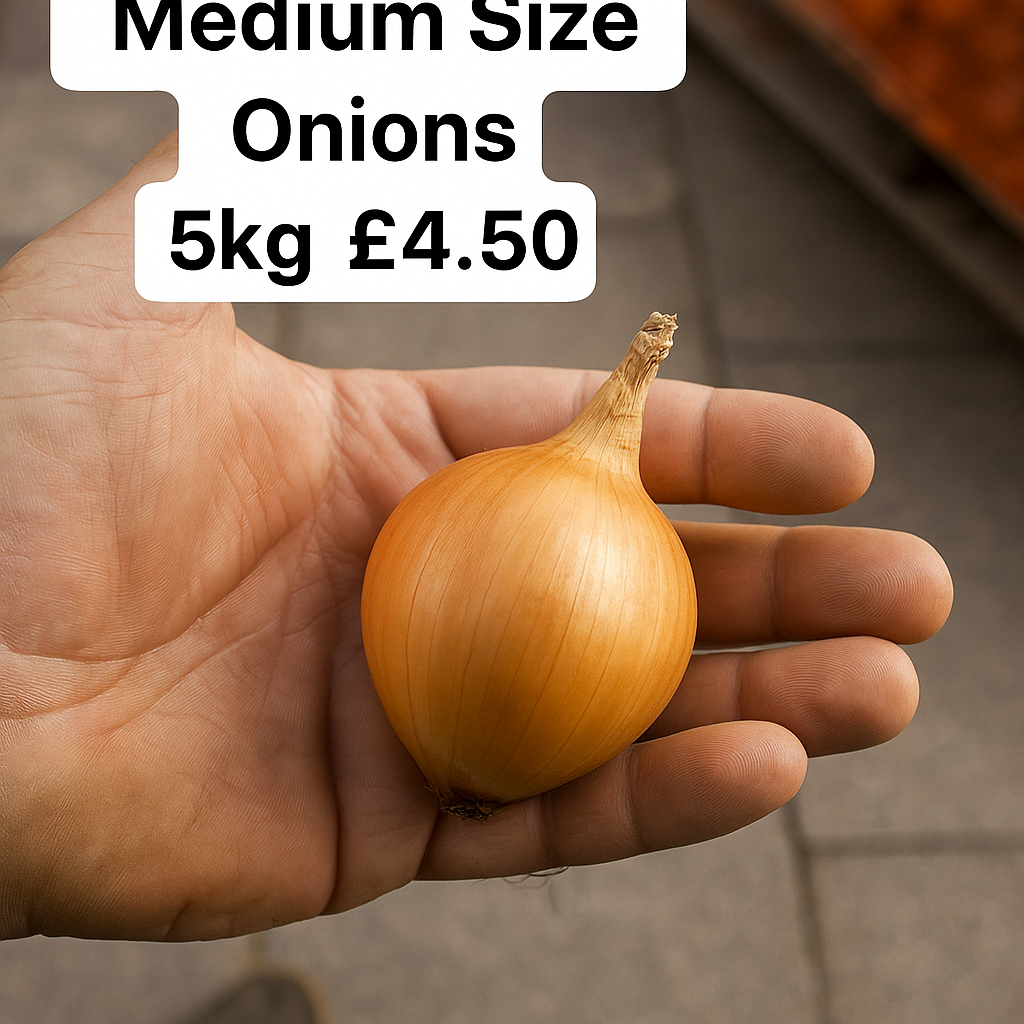 5KG Medium Size Onions