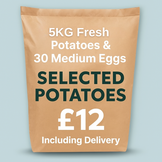 5KG Fresh Sagitta Potatoes & 30 Medium Eggs